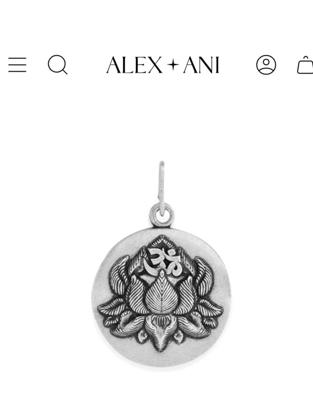 New Alex and Ani Lotus Peace Petals Charm Rafaelian Silver .925 Silver Hook 2016